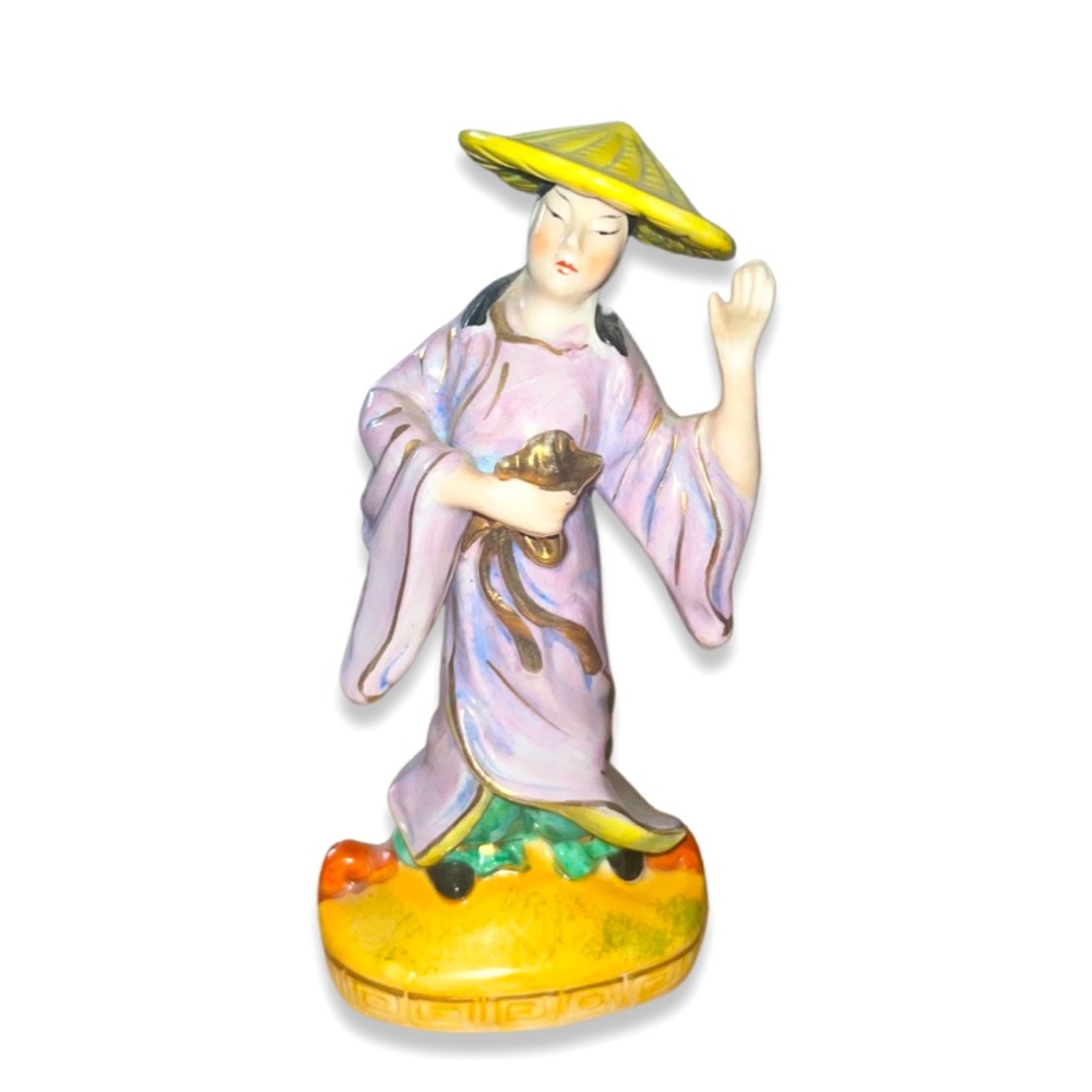 Vintage Japanese Geisha porcelain figure